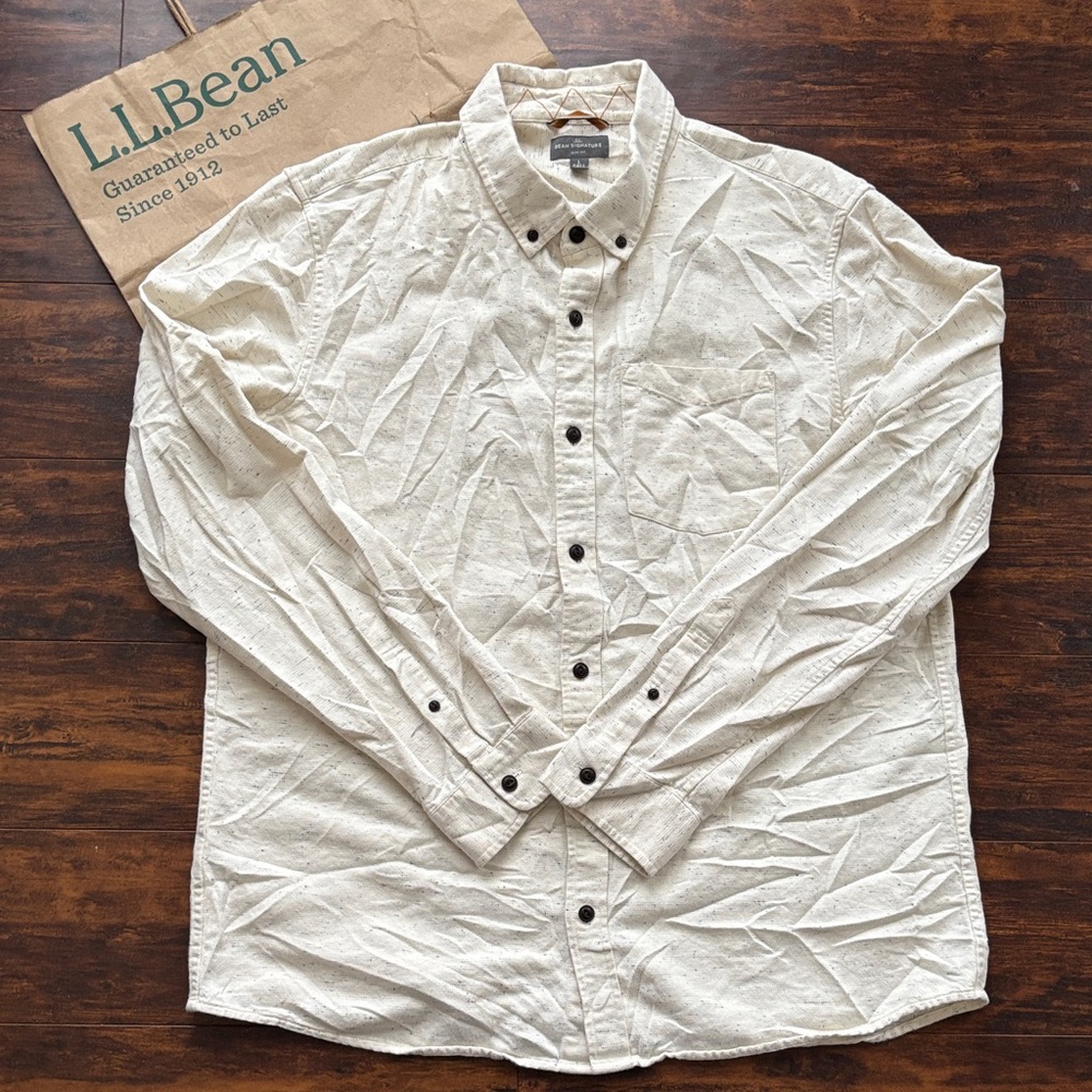 LL Bean Signature Donegal Woven Shirt